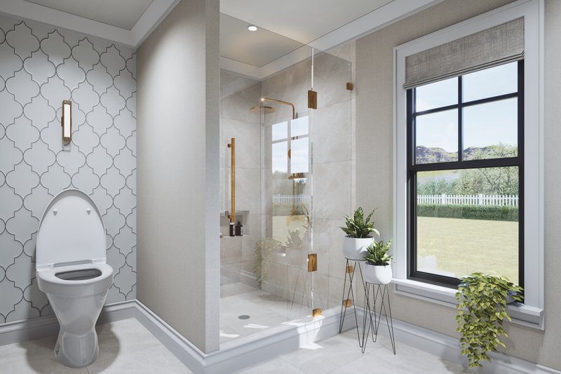 House Blueprint - Interior - Bathroom for Farmhouse House Plan #54-683 - 3 bed, 2.5 bath