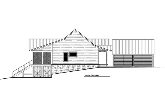Exterior - Other Elevation for Country House Plan #1081-41 - 2 bed, 2.5 bath