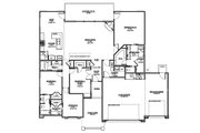 Adobe / Southwestern Style House Plan - 4 Beds 3 Baths 2192 Sq/Ft Plan #1073-44 