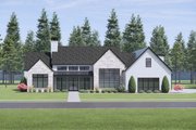 Modern Style House Plan - 4 Beds 4.5 Baths 3673 Sq/Ft Plan #1096-28 