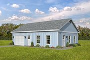 Traditional Style House Plan - 0 Beds 1 Baths 1200 Sq/Ft Plan #932-462 