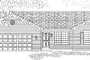 Ranch Exterior - Front Elevation Plan #49-226