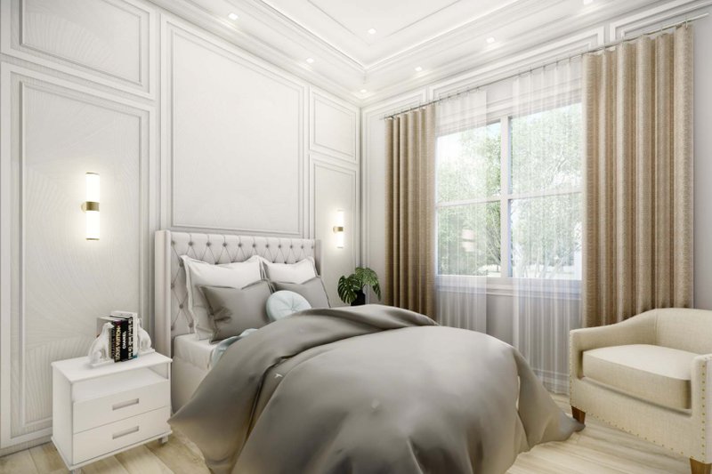 Home Plan - Interior - Bedroom for Ranch House Plan #54-428 - 3 bed, 2.5 bath