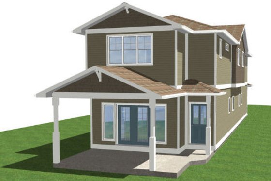 Exterior - Other Elevation 1 for Traditional House Plan #126-157 - 3 bed, 2.5 bath