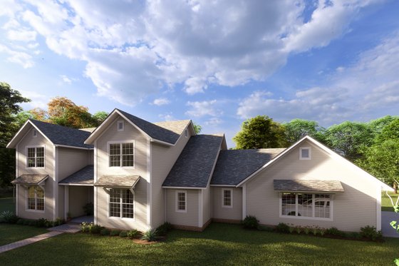 Exterior - Other Elevation for Farmhouse House Plan #513-2223 - 4 bed, 3.5 bath