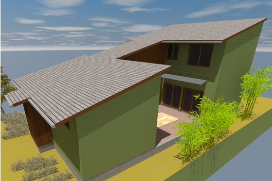 Modern 3 bedroom 1600 square feet house plan