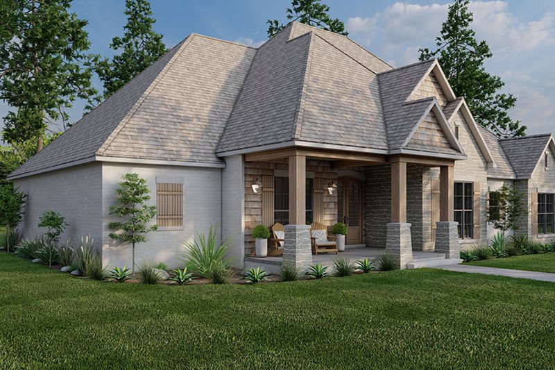 House Plan Design - Exterior - Front Elevation 3 for Craftsman House Plan #923-314 - 3 bed, 2.5 bath