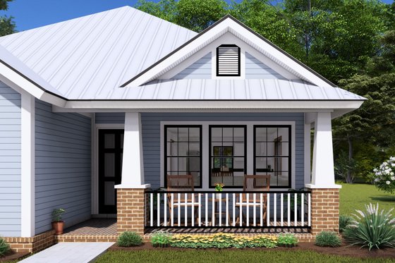 Exterior - Other Elevation for Cottage House Plan #513-2043 - 3 bed, 2 bath