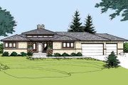 Prairie Style House Plan - 1 Beds 1.5 Baths 1855 Sq/Ft Plan #320-406 