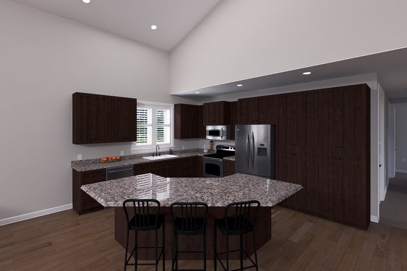 Dream House Plan - Interior - Kitchen for Cabin House Plan #1060-355 - 2 bed, 2 bath