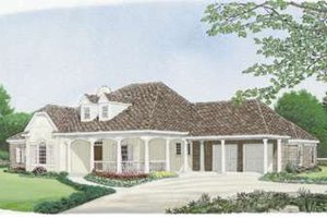 Traditional Exterior - Front Elevation Plan #410-377