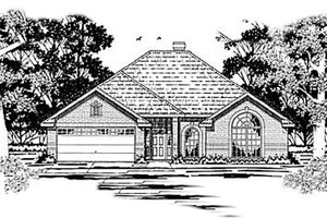 Traditional Exterior - Front Elevation Plan #42-188