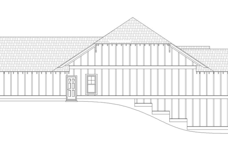 Architectural House Design - Exterior - Other Elevation 1 for Cottage House Plan #932-325 - 3 bed, 2.5 bath