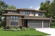 Contemporary Style House Plan - 3 Beds 3 Baths 2939 Sq/Ft Plan #48-707 