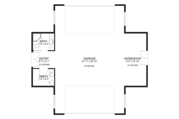 House Design - European Floor Plan - Main Floor Plan #1060-166
