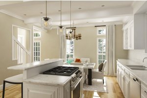 Interior - Kitchen 2 for Cottage House Plan #45-595 - 3 bed, 3 bath