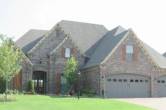 Exterior - Other Elevation for European House Plan #81-13912 - 4 bed, 3 bath