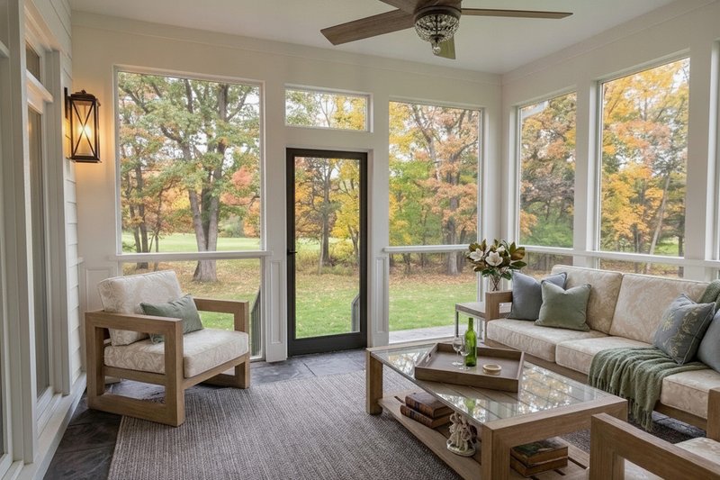 Architectural House Design - Interior - Other for Farmhouse House Plan #51-1549 - 4 bed, 3.5 bath