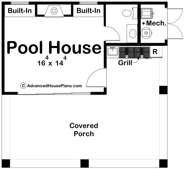 Farmhouse Floor Plan - Main Floor Plan #455-246