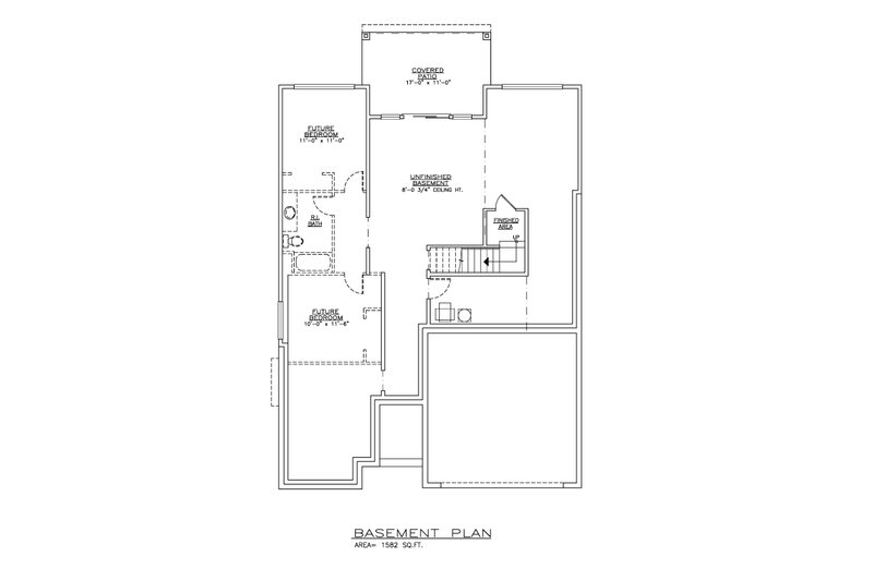 Home Plan - Floor Plan - Other Floor for Farmhouse House Plan #1100-85 - 3 bed, 2 bath