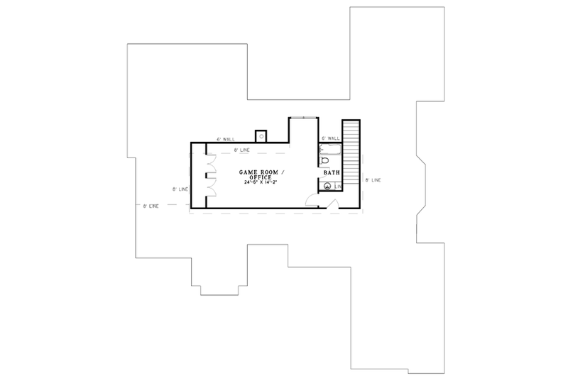 Dream House Plan - Floor Plan - Upper Floor for Traditional House Plan #17-2062 - 4 bed, 3.5 bath