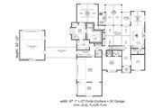 Southern Style House Plan - 5 Beds 4.5 Baths 4962 Sq/Ft Plan #932-843 