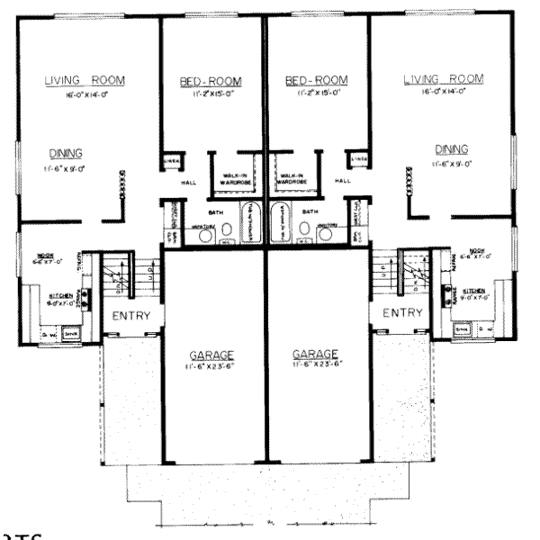 Traditional Floor Plan - Main Floor Plan #303-198