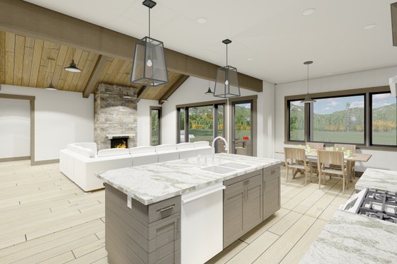 Interior - Kitchen for Ranch House Plan #1069-34 - 3 bed, 2.5 bath