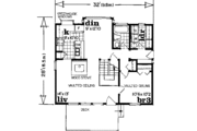 House Plan - 3 Beds 2 Baths 1252 Sq/Ft Plan #47-601 