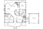 Log Style House Plan - 3 Beds 2 Baths 2185 Sq/Ft Plan #115-156 