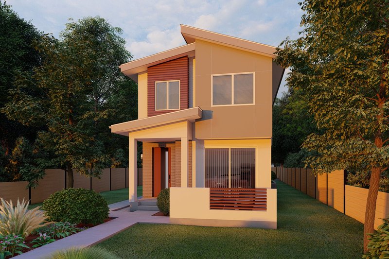 Home Plan - Exterior - Other Elevation 2 for Contemporary House Plan #126-274 - 3 bed, 2.5 bath
