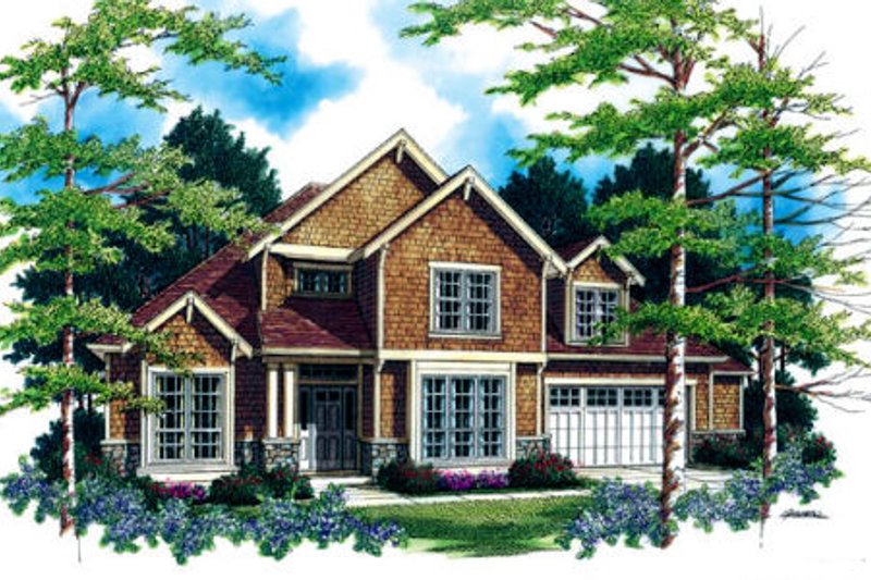 Architectural House Design - Traditional Exterior - Front Elevation Plan #48-326