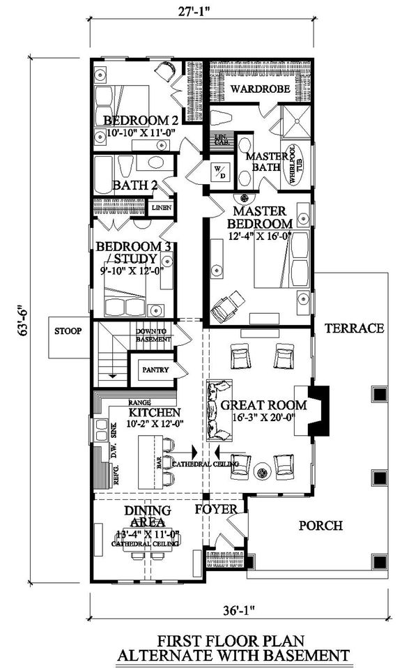 House Plan Design - Craftsman Floor Plan - Other Floor Plan #137-267