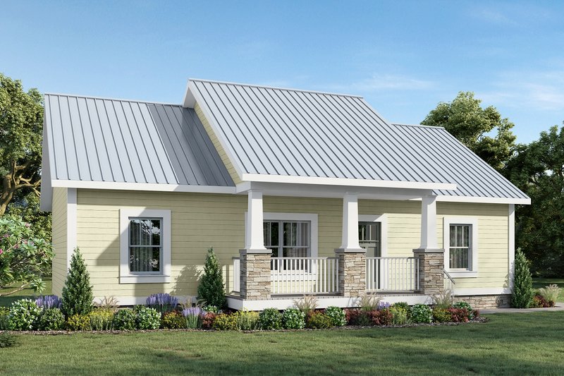 Dream House Plan - Craftsman Exterior - Front Elevation Plan #44-226