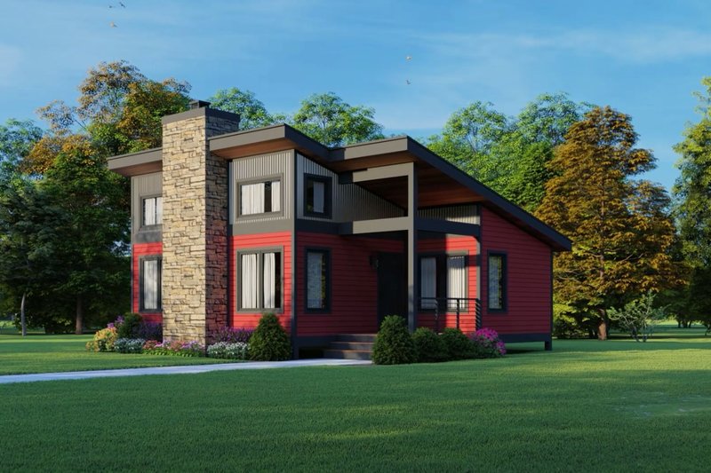 Home Plan - Photo for Contemporary House Plan #932-631 - 2 bed, 1 bath