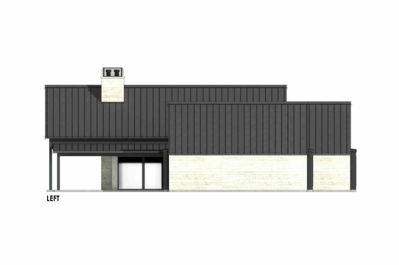 Exterior - Other Elevation for Modern House Plan #1096-68 - 4 bed, 3 bath
