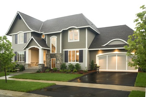 Exterior - Other Elevation 1 for Traditional House Plan #56-605 - 4 bed, 4.5 bath
