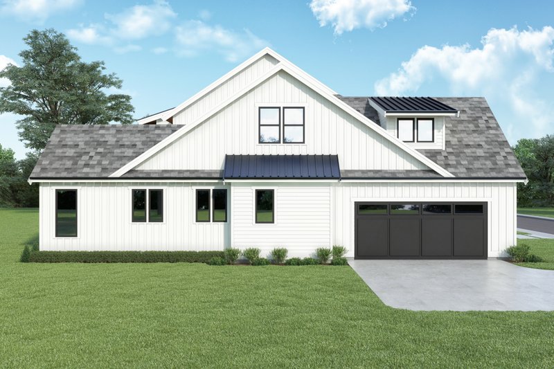 Dream House Plan - Exterior - Other Elevation 4 for Farmhouse House Plan #1070-144 - 3 bed, 2.5 bath