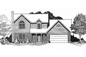 Traditional Exterior - Front Elevation Plan #58-142