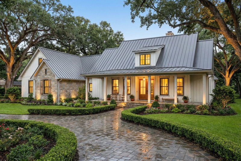 Cottage Style House Plan - 3 Beds 2.5 Baths 2093 Sq/Ft Plan #120-287 Exterior