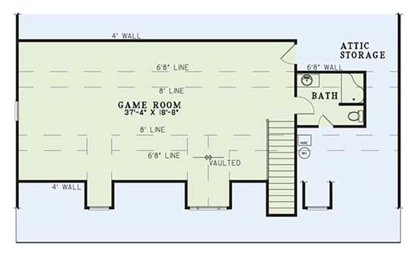 Home Plan - Country Floor Plan - Other Floor Plan #17-2594