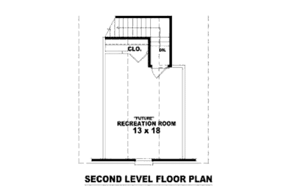 Floor Plan - Other Floor for Traditional House Plan #81-13761 - 3 bed, 2 bath