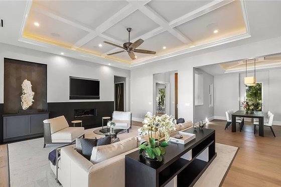 Interior - Family Room 1 for Contemporary House Plan #548-57 - 5 bed, 5 bath