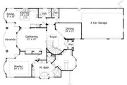 European Style House Plan - 4 Beds 3.5 Baths 3510 Sq/Ft Plan #411-885 