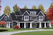 Craftsman Style House Plan - 4 Beds 4.5 Baths 3938 Sq/Ft Plan #1096-16 