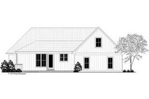Exterior - Rear Elevation for Farmhouse House Plan #430-187 - 3 bed, 2.5 bath