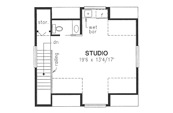 Home Plan - Cottage Floor Plan - Upper Floor Plan #18-4356