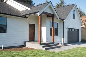 Exterior - Front Elevation 3 for Craftsman House Plan #1070-25 - 3 bed, 2 bath