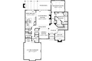 European Style House Plan - 4 Beds 4.5 Baths 4123 Sq/Ft Plan #453-18 