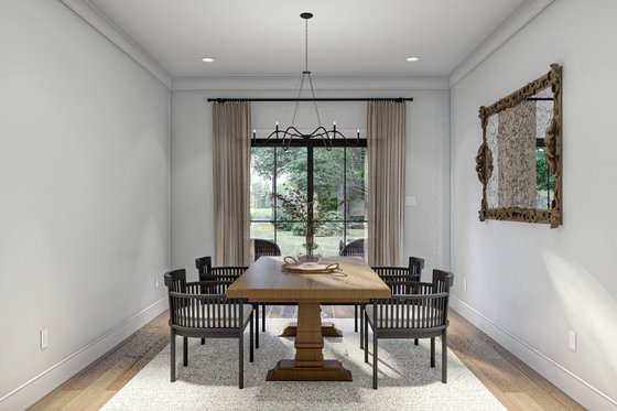 Interior - Dining Room for Modern House Plan #455-644 - 2 bed, 1 bath